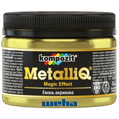 Barva na písmo zlatá Metalliq 70g